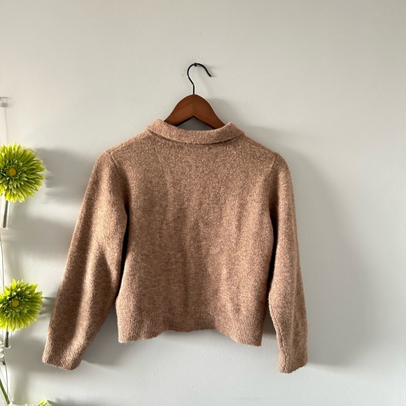 ‼️SOLD Zara | Camel soft sweater - Picture 6 of 9